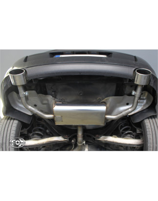 Opel Signum Sportheck Silenziatore posteriore con uscite destra e sinistra (duplex) – 140x9 (Cod. 
