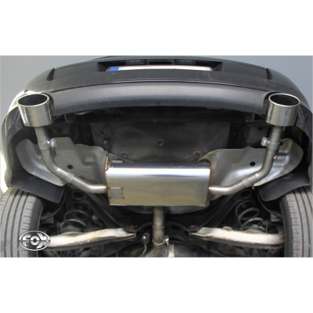 Opel Signum Sportheck Silenziatore posteriore con uscite destra e sinistra (duplex) – 140x9 (Cod. 