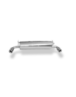 Toyota RAV 4 II – 3-porte Silenziatore posteriore con uscite destra e sinistra (duplex) – 1 (Cod