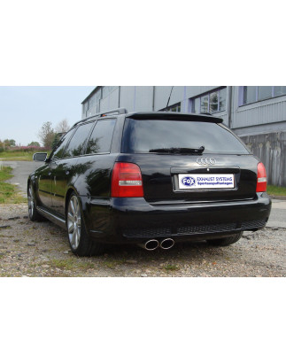 Audi RS4 B5 Silenziatore posteriore – 2x115x85 Tipo 44 (Cod. F-AU060102-348)