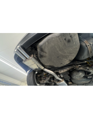 Audi S2 B4 Silenziatore posteriore senza Terminali di scarico – 2x80 Tipo 25 (Cod. F-AU013052-290)