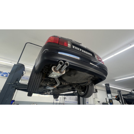 Audi S2 B4 Silenziatore posteriore senza Terminali di scarico – 2x80 Tipo 25 (Cod. F-AU013052-290)