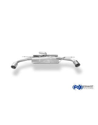 VW Golf VI – GTI-Optik Silenziatore posteriore destra e sinistra – 1x90 tipo (Cod. F-VW055055-29