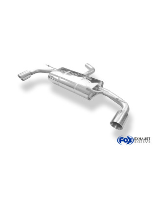 VW Golf VI – GTI-Optik Silenziatore posteriore destra e sinistra – 1x90 tipo (Cod. F-VW055055-29