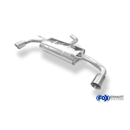 VW Golf VI – GTI-Optik Silenziatore posteriore destra e sinistra – 1x90 tipo (Cod. F-VW055055-29