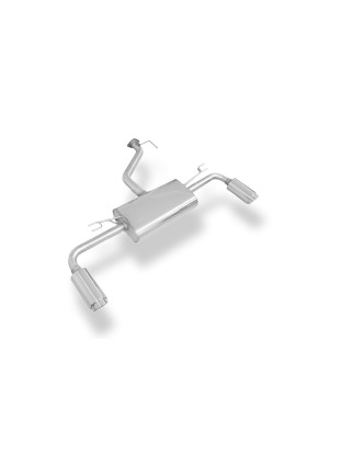 Hyundai i30 Turbo Silenziatore posteriore con uscite destra e sinistra (duplex) – 1x100 tipo (Cod.