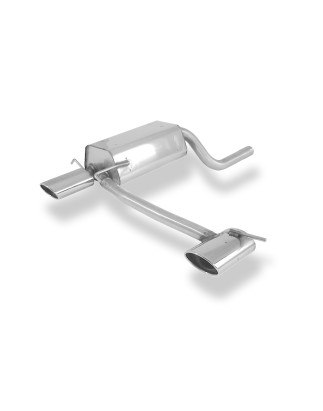Mercedes C-Class W203/ S203 Silenziatore posteriore con uscite destra e sinistra - (Cod. F-MB031032-