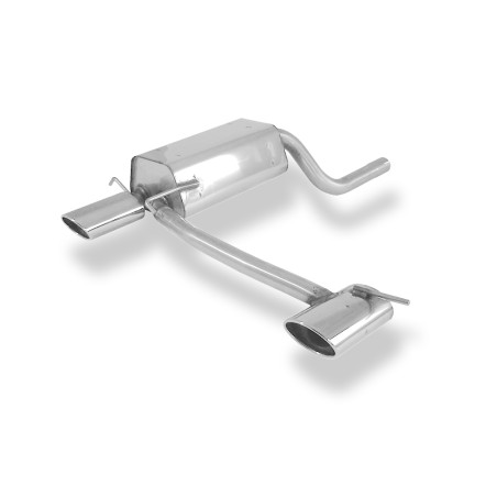 Mercedes C-Class W203/ S203 Silenziatore posteriore con uscite destra e sinistra - (Cod. F-MB031032-