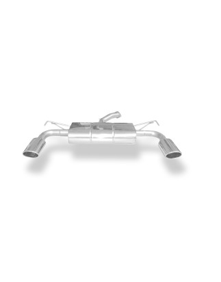 Hyundai i30 PDE Silenziatore posteriore con uscite destra e sinistra (duplex) – 115x85 tipo (Cod. 
