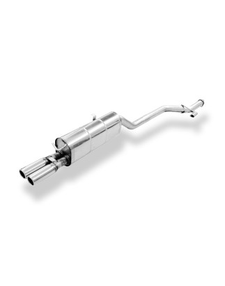 BMW E28 518i senza Kat Silenziatore posteriore – 2x63 Tipo 12 (Cod. F-BM030302-044)