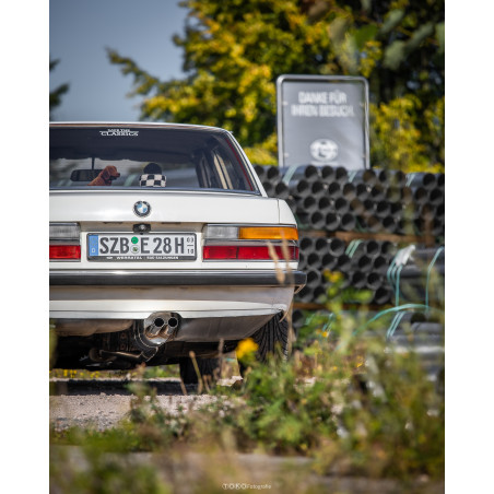 BMW E28 520i senza Kat BMW E28 520i Slenziatore finale senza CAT (Cod. F-BM030322-002)