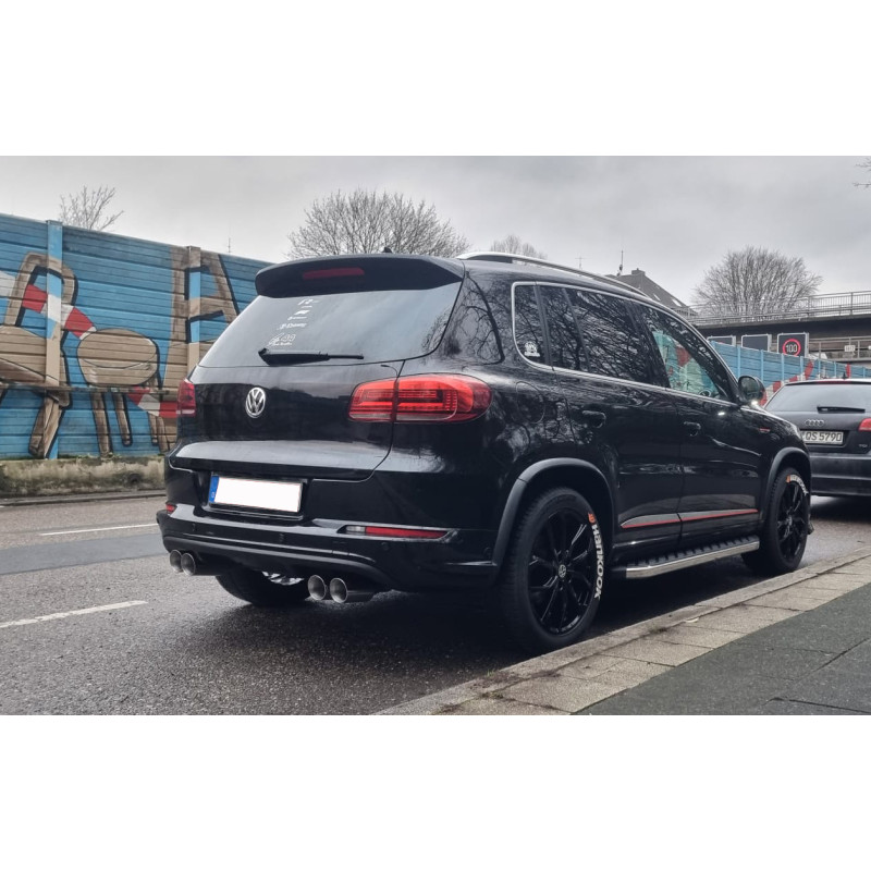 VW Tiguan 5N – 4motion Silenziatore posteriore con uscite destra e sinistra (duplex)x90 (Cod. F-VW