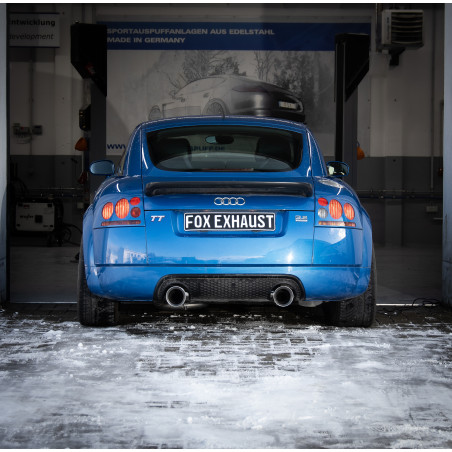 Audi TT Tipo 8N quattro Silenziatore posteriore con uscite destra e sinistra (duplex) – 1x1 (Cod. 