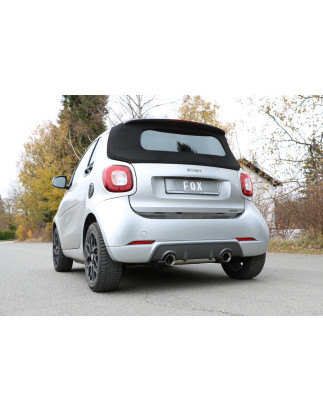 Smart Fortwo 453 Brabus coupé & cabrio Silenziatore posteriore destra e sinistra (Cod. F-SM011083-2