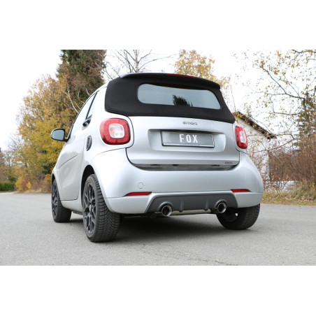 Smart Fortwo 453 Brabus coupé & cabrio Silenziatore posteriore destra e sinistra (Cod. F-SM011083-2