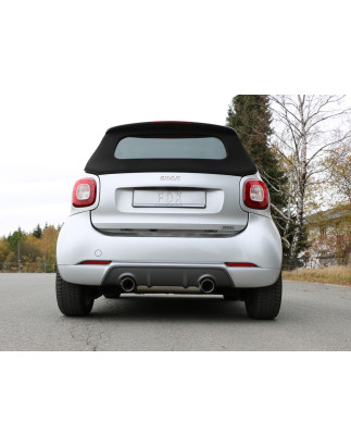 Smart Fortwo 453 Brabus coupé & cabrio Silenziatore posteriore destra e sinistra (Cod. F-SM011083-2