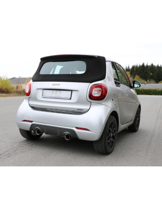 Smart Fortwo 453 Brabus coupé & cabrio Silenziatore posteriore destra e sinistra (Cod. F-SM011083-2