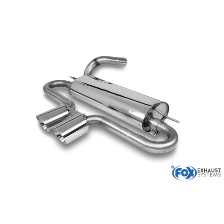 Ford Focus III ST Silenziatore uscita posteriore center – 2x90 Tipo 25 (Cod. F-FO032025-292)