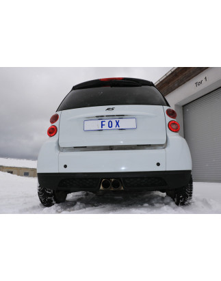 Smart Fortwo coupé 451 con Brabus Stoßstange Silenziatore posteriore (Cod. F-SM010012-090)