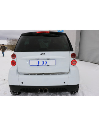 Smart Fortwo coupé 451 con Brabus Stoßstange Silenziatore posteriore (Cod. F-SM010012-090)