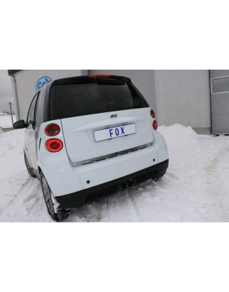 Smart Fortwo coupé 451 con Brabus Stoßstange Silenziatore posteriore (Cod. F-SM010012-090)