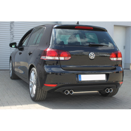 VW Golf VI Silenziatore posteriore destra e sinistra – 2x80 Tipo 13 destra e sinistra (Cod. F-VW05