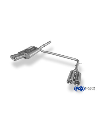 VW Passat 3C/ 3C CC Silenziatore posteriore con uscite destra e sinistra (duplex)x90 ty (Cod. F-VW02