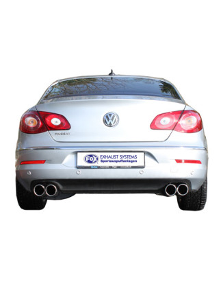 VW Passat 3C/ 3C CC Silenziatore posteriore con uscite destra e sinistra (duplex)x90 ty (Cod. F-VW02