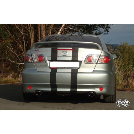 Mazda 6 – GG/GY NOT Facelift Silenziatore posteriore con uscite destra e sinistra (Cod. F-MA190033