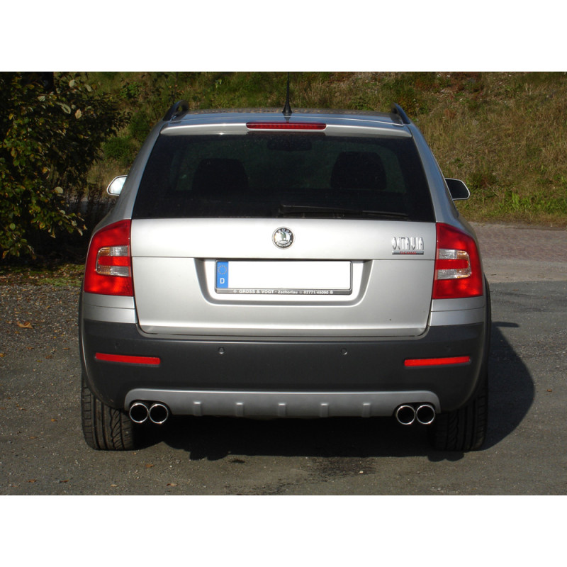 Skoda Octavia Tipo 1Z 4x4 + Scout Silenziatore posteriore destra e sinistra - (Cod. F-SK061013-046)
