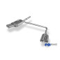 VW Passat 3C/ 3C CC Silenziatore posteriore con uscite destra e sinistra (duplex)x90 ty (Cod. F-VW02