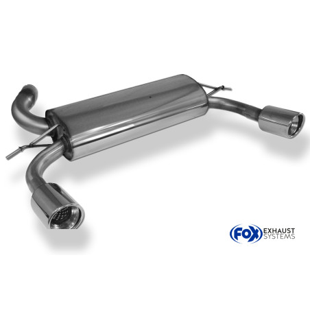 Ford Focus II RS Silenziatore posteriore destra e sinistra – 1x100 Tipo 17 r (Cod. F-FO031075-153)