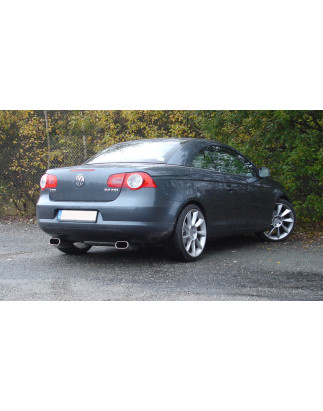 VW Eos Silenziatore posteriore con uscite destra e sinistra (duplex) – 160x80 Tipo 57 destra (Cod.