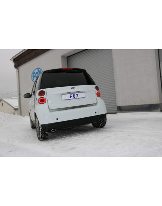 Smart Fortwo coupé 451 Silenziatore posteriore destra e sinistra – 86x54 tipo (Cod. F-SM010003-34