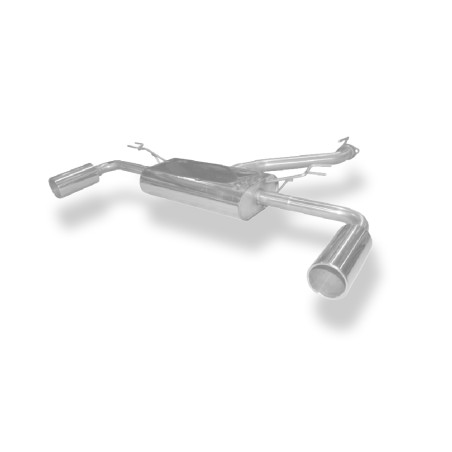 Kia Pro Cee`d GT Silenziatore posteriore con uscite destra e sinistra (duplex) – 1x100 tipo (Cod. 