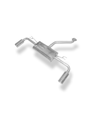 Kia Pro Cee`d GT Silenziatore posteriore con uscite destra e sinistra (duplex) – 1x100 tipo (Cod. 