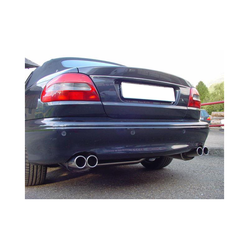 Volvo C70 I – coupé & cabrio Silenziatore posteriore con uscite destra e sinistra (Cod. F-VO05000