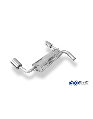 Ford Focus II RS Silenziatore posteriore destra e sinistra – 129x106 Tipo 32 (Cod. F-FO031075-349)