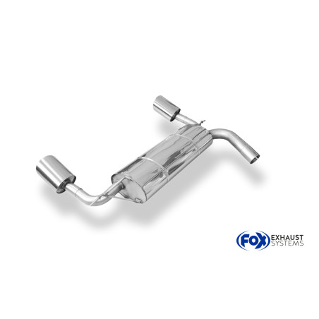 Ford Focus II RS Silenziatore posteriore destra e sinistra – 129x106 Tipo 32 (Cod. F-FO031075-349)