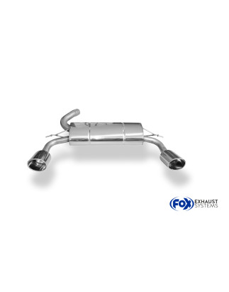 Ford Focus II RS Silenziatore posteriore destra e sinistra – 129x106 Tipo 32 (Cod. F-FO031075-349)