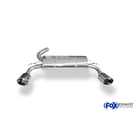 Ford Focus II RS Silenziatore posteriore destra e sinistra – 129x106 Tipo 32 (Cod. F-FO031075-349)