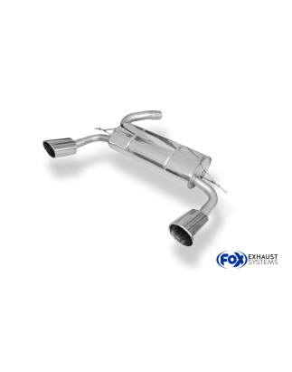 Ford Focus II RS Silenziatore posteriore destra e sinistra – 129x106 Tipo 32 (Cod. F-FO031075-349)