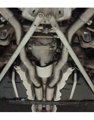 BMW F12 640i/650i cabrio Silenziatore anteriore destra e sinistra (Cod. F-BM121000-VSD)