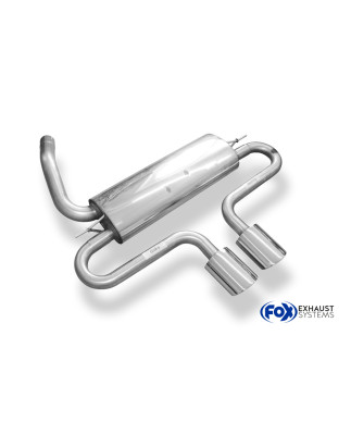 Ford Focus III ST Turnier Silenziatore posteriore con uscite destra e sinistra (duplex) (Cod. F-FO03