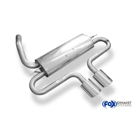 Ford Focus III ST Turnier Silenziatore posteriore con uscite destra e sinistra (duplex) (Cod. F-FO03