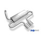 Ford Focus III ST Turnier Silenziatore posteriore con uscite destra e sinistra (duplex) (Cod. F-FO03