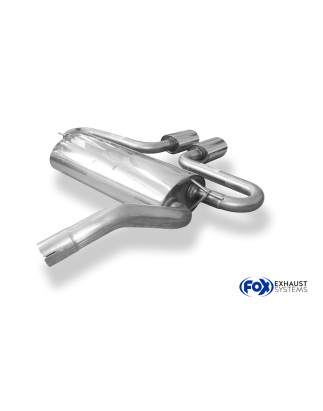 Ford Focus III ST Turnier Silenziatore posteriore con uscite destra e sinistra (duplex) (Cod. F-FO03