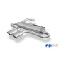 Ford Focus III ST Turnier Silenziatore posteriore con uscite destra e sinistra (duplex) (Cod. F-FO03