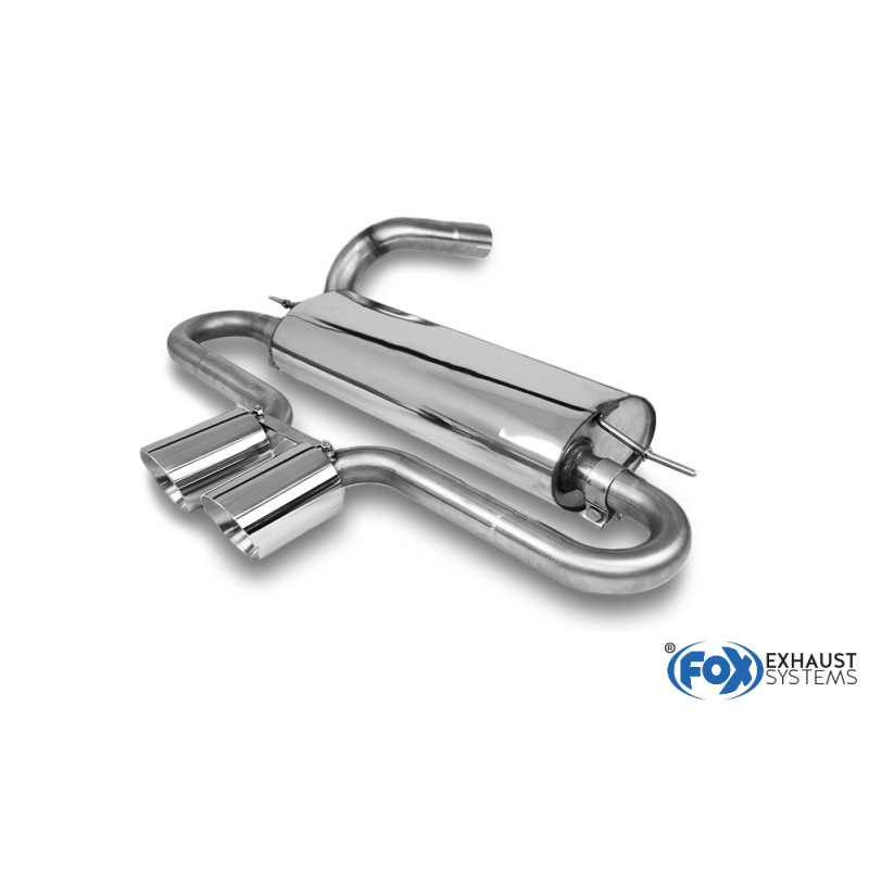 Ford Focus III ST Silenziatore uscita posteriore center – 2x100 Tipo 25 (Cod. F-FO032025-294)