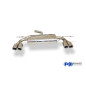 VW Scirocco III Silenziatore posteriore con uscite destra e sinistra (duplex)x76 Tipo 1 (Cod. F-VW03